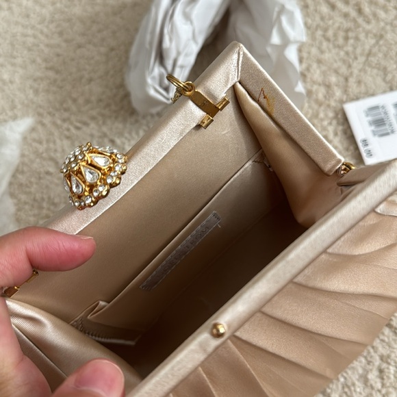 Champagne clutch by Nordstrom. - Picture 4 of 8